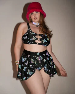 Lucid Flight Rainbow Reflective Top -Iheartraves Sale Store Lucid Flight Rainbow Reflective Top C1 Lifestyle