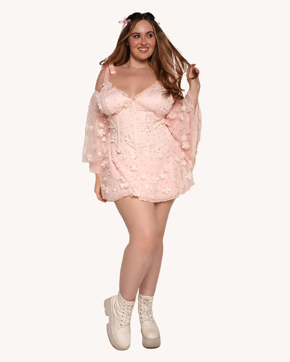 Magic In You Floral Dress With Sleeves 8 Magic In You Floral Dress With Sleeves - Image 8