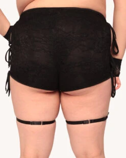 Make Up Or Break Up Lace Shorts -Iheartraves Sale Store Make Up or Break Up Lace Shorts C1 Back