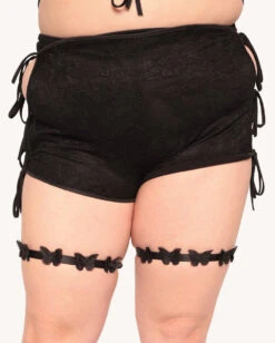 Make Up Or Break Up Lace Shorts -Iheartraves Sale Store Make Up or Break Up Lace Shorts C1 Front