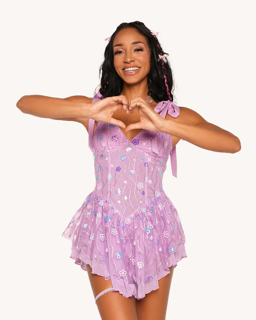 Make You Wonder Sequin Floral Dress 1 Make You Wonder Sequin Floral Dress