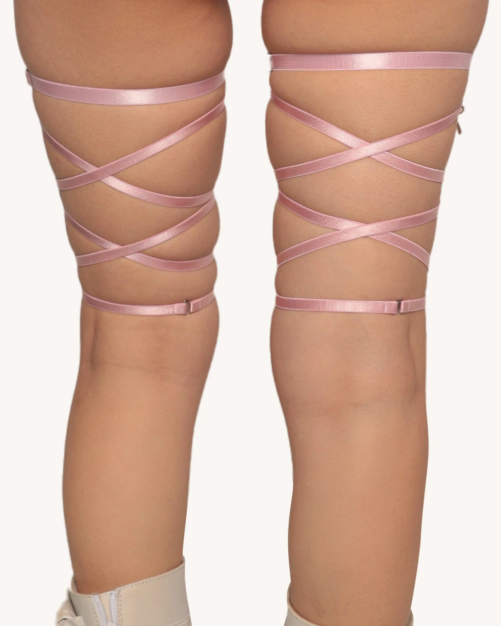 Meet Cute Bow Charm Pair Leg Wraps 2 Meet Cute Bow Charm Pair Leg Wraps - Image 2