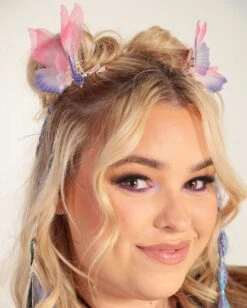 Mystical Wings Butterfly Pair Hair Clips -Iheartraves Sale Store Mystical Wings Butterfly Hair Clip Blu Front 6a2f53e2 d265 4d1d 9b1b 896399f84ff8