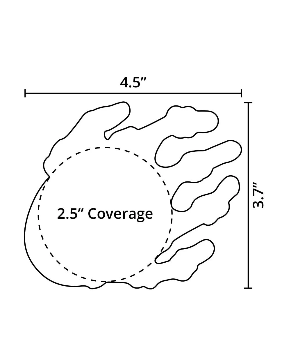 Pastease Glow In The Dark Skeleton Hands Pasties 4 Pastease Glow In The Dark Skeleton Hands Pasties - Image 4