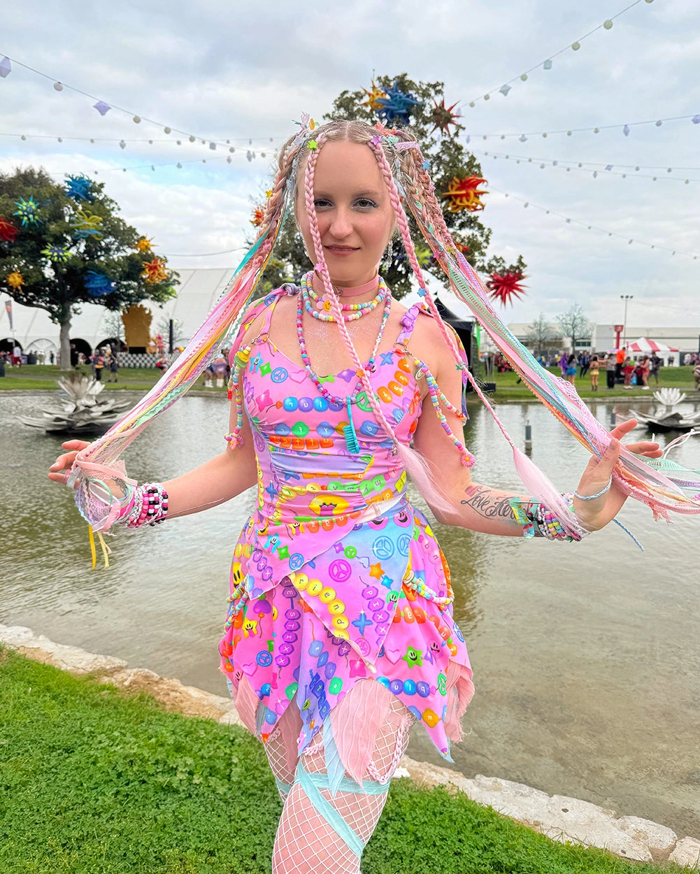 Pixxie Stixx X IHR Kandi Trip Skirt 2 Pixxie Stixx X IHR Kandi Trip Skirt - Image 2