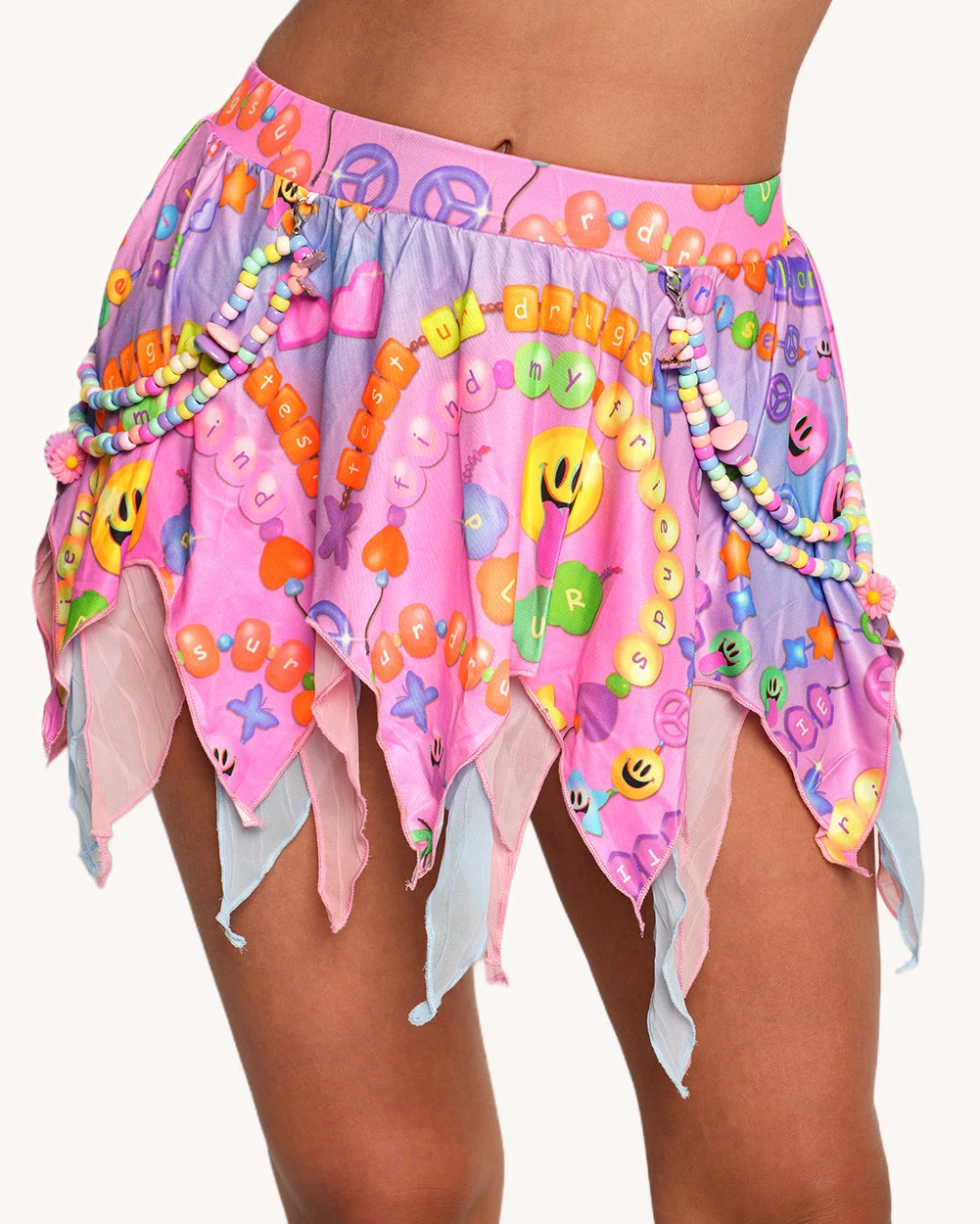 Pixxie Stixx X IHR Kandi Trip Skirt 1 Pixxie Stixx X IHR Kandi Trip Skirt