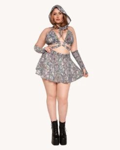 Pure Euphoria White Rainbow Reflective O-Ring Top 19 Pure Euphoria White Rainbow Reflective O-Ring Top -Iheartraves Sale Store Pure Euphoria White Rainbow Reflective Gloves Sleeves C1 Full