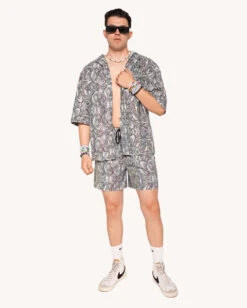 Pure Euphoria White Rainbow Reflective Shorts 8 Pure Euphoria White Rainbow Reflective Shorts -Iheartraves Sale Store Pure Euphoria White Rainbow Reflective Hooded Robe Full