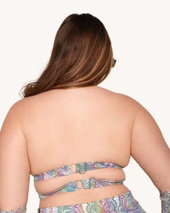 Pure Euphoria White Rainbow Reflective O-Ring Top 17 Pure Euphoria White Rainbow Reflective O-Ring Top -Iheartraves Sale Store Pure Euphoria White Rainbow Reflective O Ring Top C1 Back