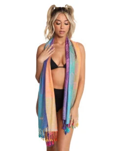Rainbow Sherbet Pashmina