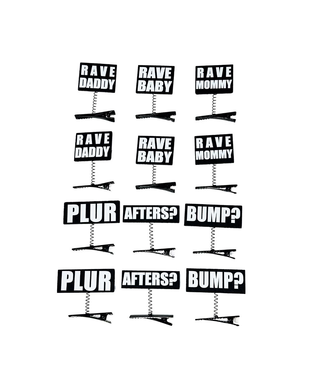 Rave Fam Text Sprouts 12-pc Set 1 Rave Fam Text Sprouts 12-pc Set