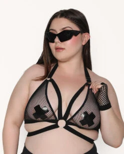 Rave On Fishnet Halter Top 8 Rave On Fishnet Halter Top -Iheartraves Sale Store Rave On Fishnet Halter Top C1 Fr