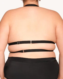 Rave On Halter Top - Black -Iheartraves Sale Store Rave On Halter Top Black C1 Back