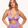 Rave On Halter Top - Lavender