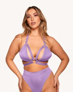Rave On Halter Top - Lavender