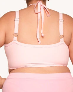 Rave & Repeat Halter Top - Baby Pink -Iheartraves Sale Store Rave Repeat Halter Top C1 BP Back