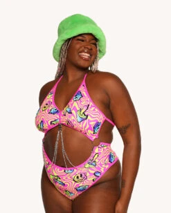 Rolita Couture X IHR Am I Tripping Punk Princess Bodysuit 12 Rolita Couture X IHR Am I Tripping Punk Princess Bodysuit -Iheartraves Sale Store Rolita Couture x iHR Am I Tripping Punk Princess Bodysuit C1 Front