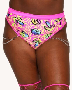 Rolita Couture X IHR Am I Tripping Rebel Chain Bottoms -Iheartraves Sale Store Rolita Couture x iHR Am I Tripping Rebel Chain Bottoms C1 Front