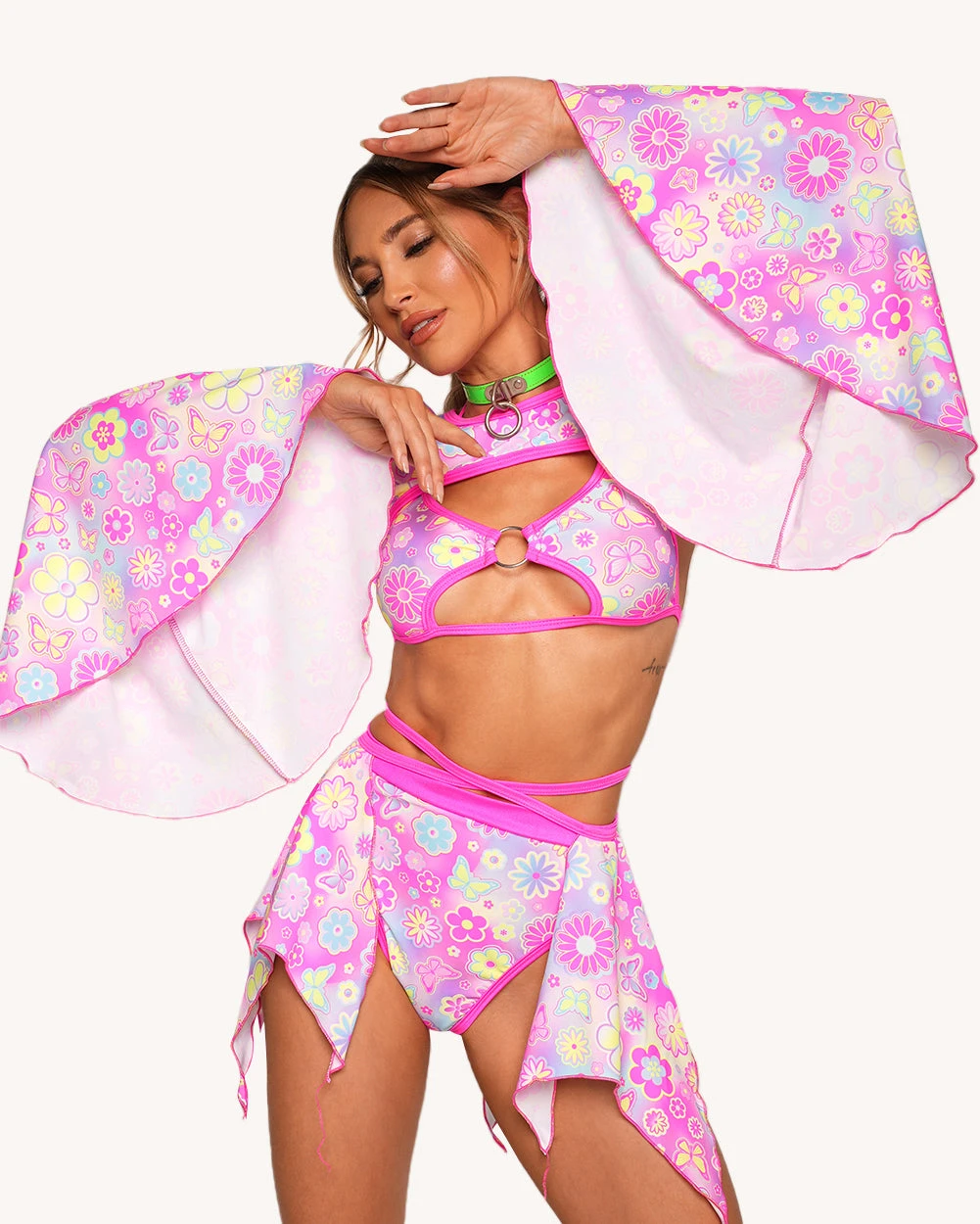 Rolita Couture X IHR Lucid Garden Sassy Fairy Skirt 4 Rolita Couture X IHR Lucid Garden Sassy Fairy Skirt - Image 4