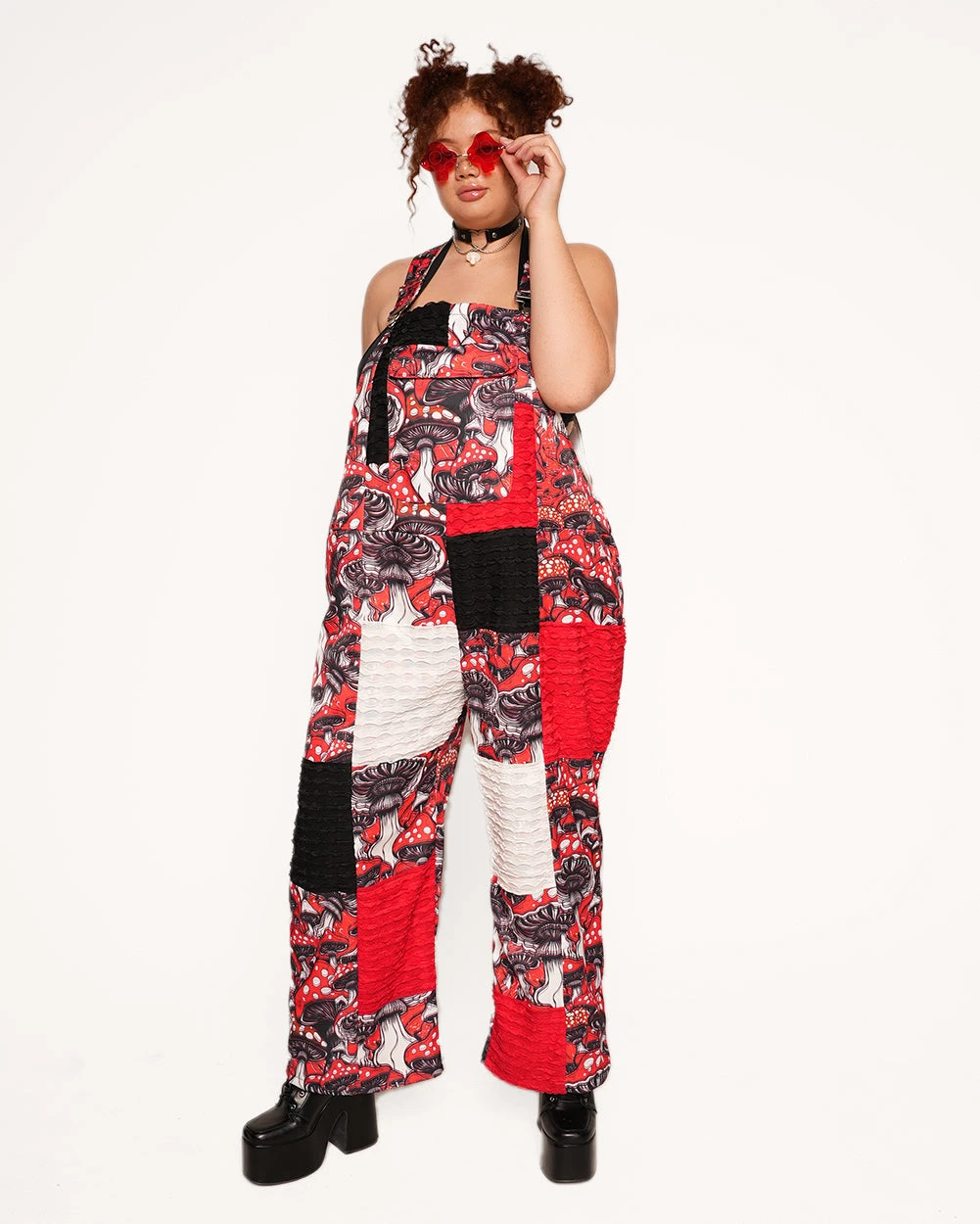 Secret Of Life Mushroom Unisex Overalls 4 Secret Of Life Mushroom Unisex Overalls - Image 4