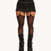 Slaylines Suspender Tights 4 Slaylines Suspender Tights -Iheartraves Sale Store Slaylines Suspender Tights Side Front