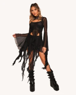 Stir Up Drama Mesh Top -Iheartraves Sale Store Stir Up Drama Mesh Top Full 1