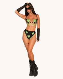 Sunflowerraver X IHR Get Bent Festival Bra 9 Sunflowerraver X IHR Get Bent Festival Bra -Iheartraves Sale Store Sunflowerraver x iHR Get Bent Festival Bra Full