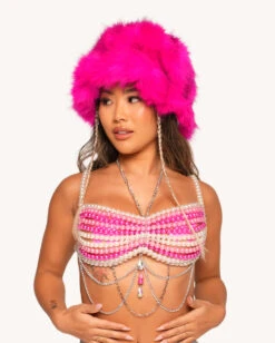 Seashell Sweetheart Pearl Chain Top