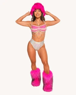 Seashell Sweetheart Pearl Chain Top -Iheartraves Sale Store Sweetheart Pearl Chain Top Full