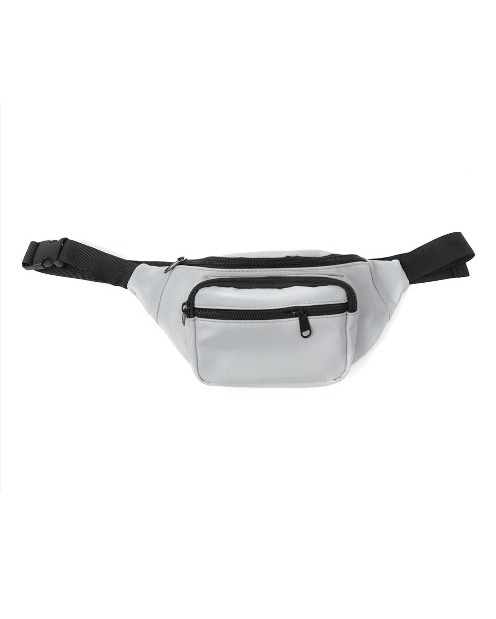 Techno Twilight Silver Reflective Fanny Pack 3 Techno Twilight Silver Reflective Fanny Pack - Image 3