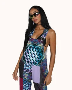 Third Eye Awakening Unisex Overalls -Iheartraves Sale Store Third Eye Awakening Unisex Overalls Front