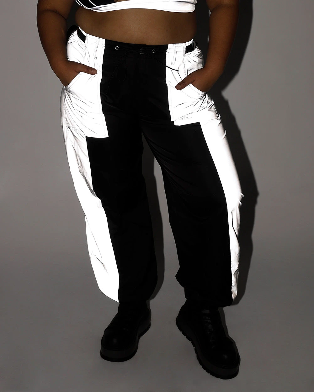 Time 2 Get Lit Reflective Cargo Joggers 7 Time 2 Get Lit Reflective Cargo Joggers - Image 7