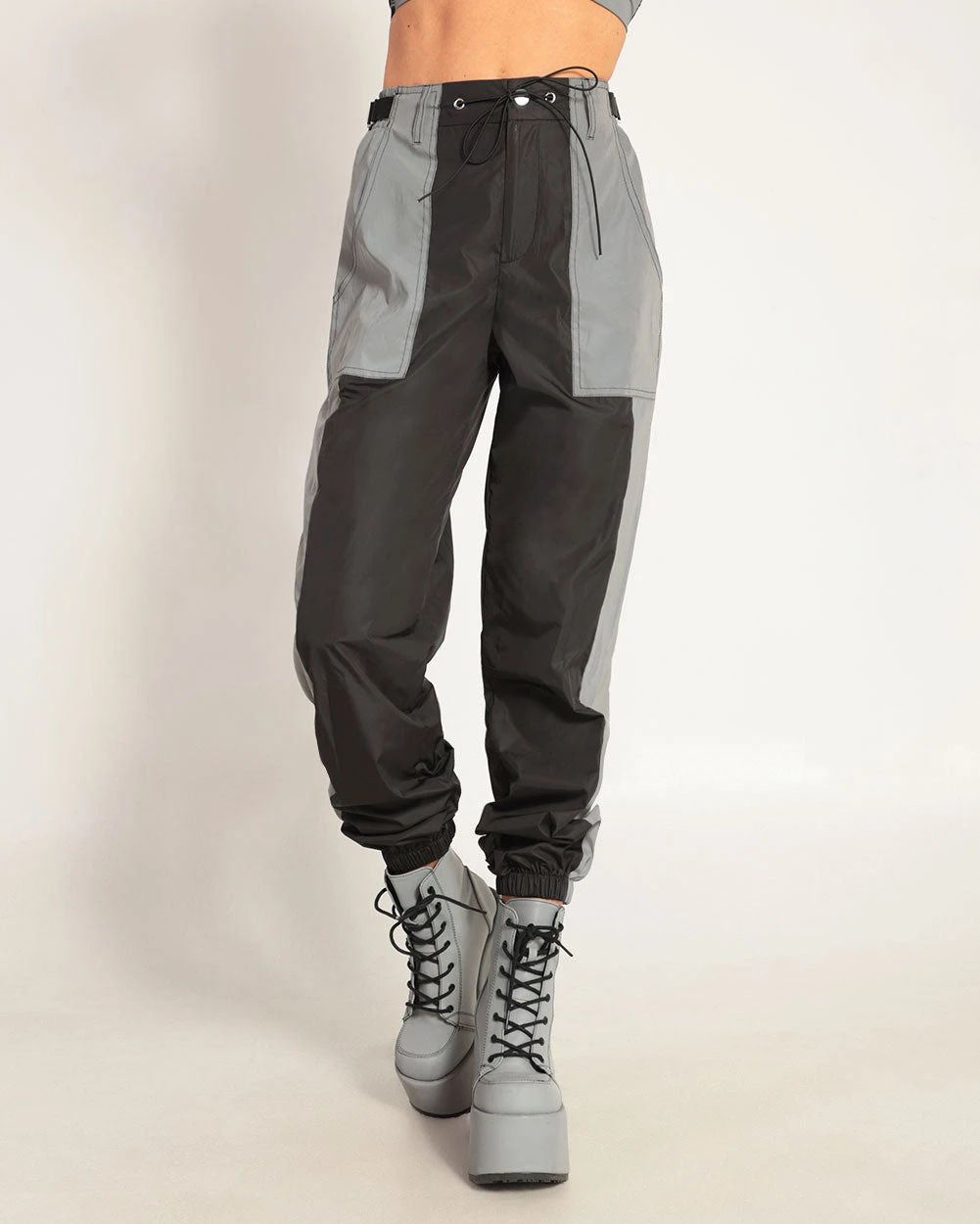 Time 2 Get Lit Reflective Cargo Joggers 2 Time 2 Get Lit Reflective Cargo Joggers - Image 2