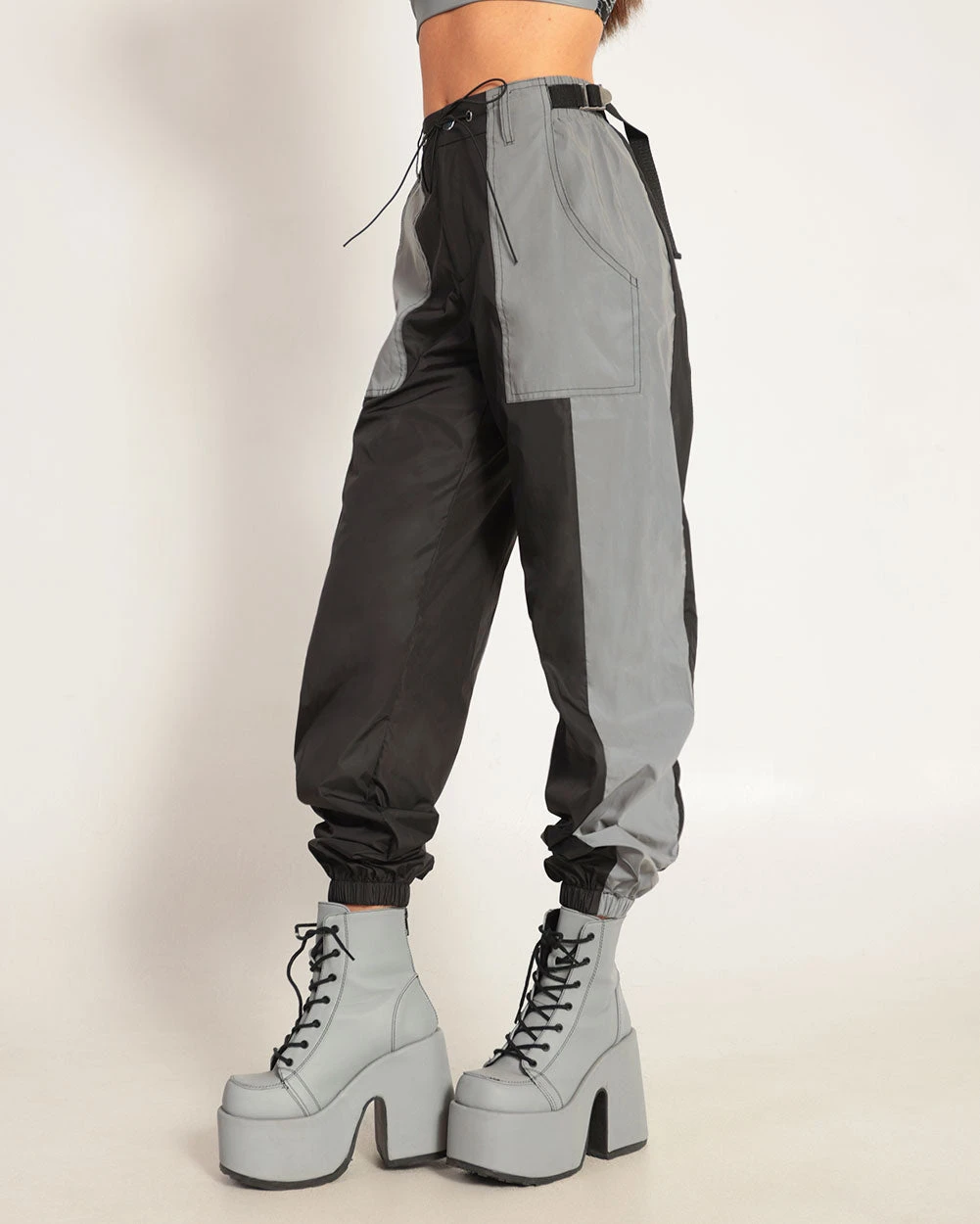 Time 2 Get Lit Reflective Cargo Joggers 4 Time 2 Get Lit Reflective Cargo Joggers - Image 4