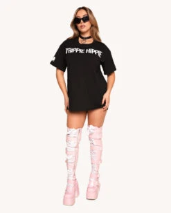 Trippie Hippie Oversized Tee -Iheartraves Sale Store Trippie Hippie Oversized Tee Wmn Full