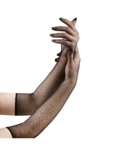 Unbothered Fishnet Gloves
