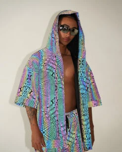 Viper Vision Rainbow Reflective Hooded Robe