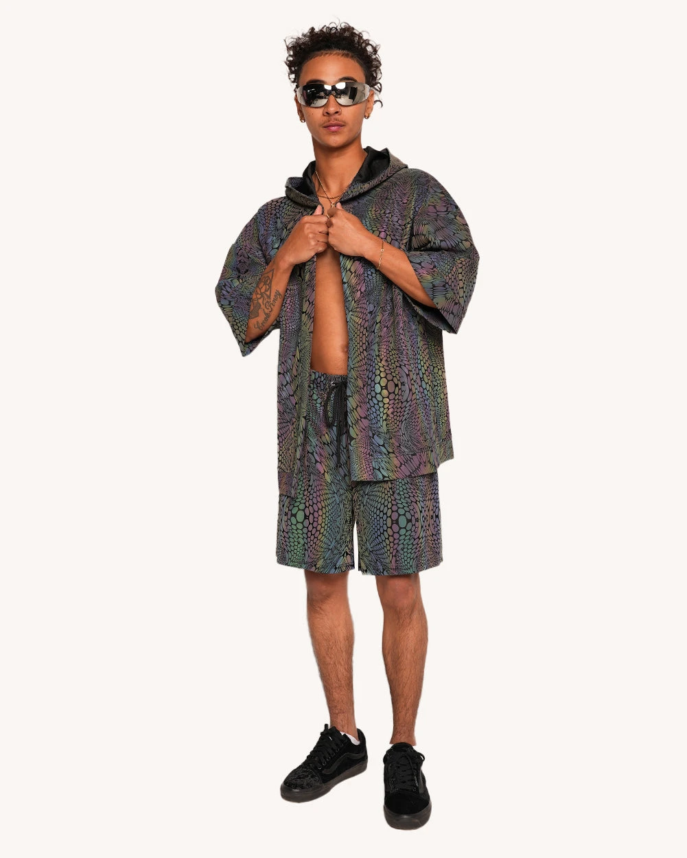 Viper Vision Rainbow Reflective Men's Shorts 5 Viper Vision Rainbow Reflective Men's Shorts - Image 5