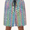 Viper Vision Rainbow Reflective Men's Shorts -Iheartraves Sale Store Viper Vision Rainbow Reflective Men s Shorts Reflective