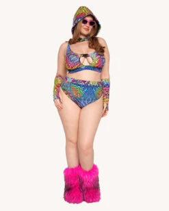 Viper Vision Recycled Fabric Speed Clasp Crop Top -Iheartraves Sale Store Viper Vision Recycled Fabric Speed Clasp Crop Top C1 Full 1