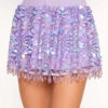 ClarissaTalks X IHR Inner Aura Skirt -Iheartraves Sale Store Waking Dreams Marabou Skirt Front