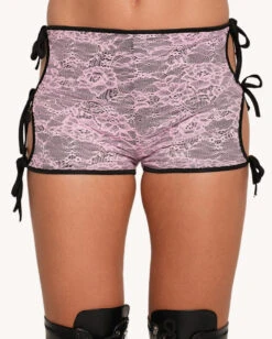 White Noise Booty Shorts