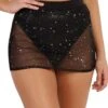 Holo Star Mini Skirt -Iheartraves Sale Store Womens Bottoms Holo Star Mini Skirt front