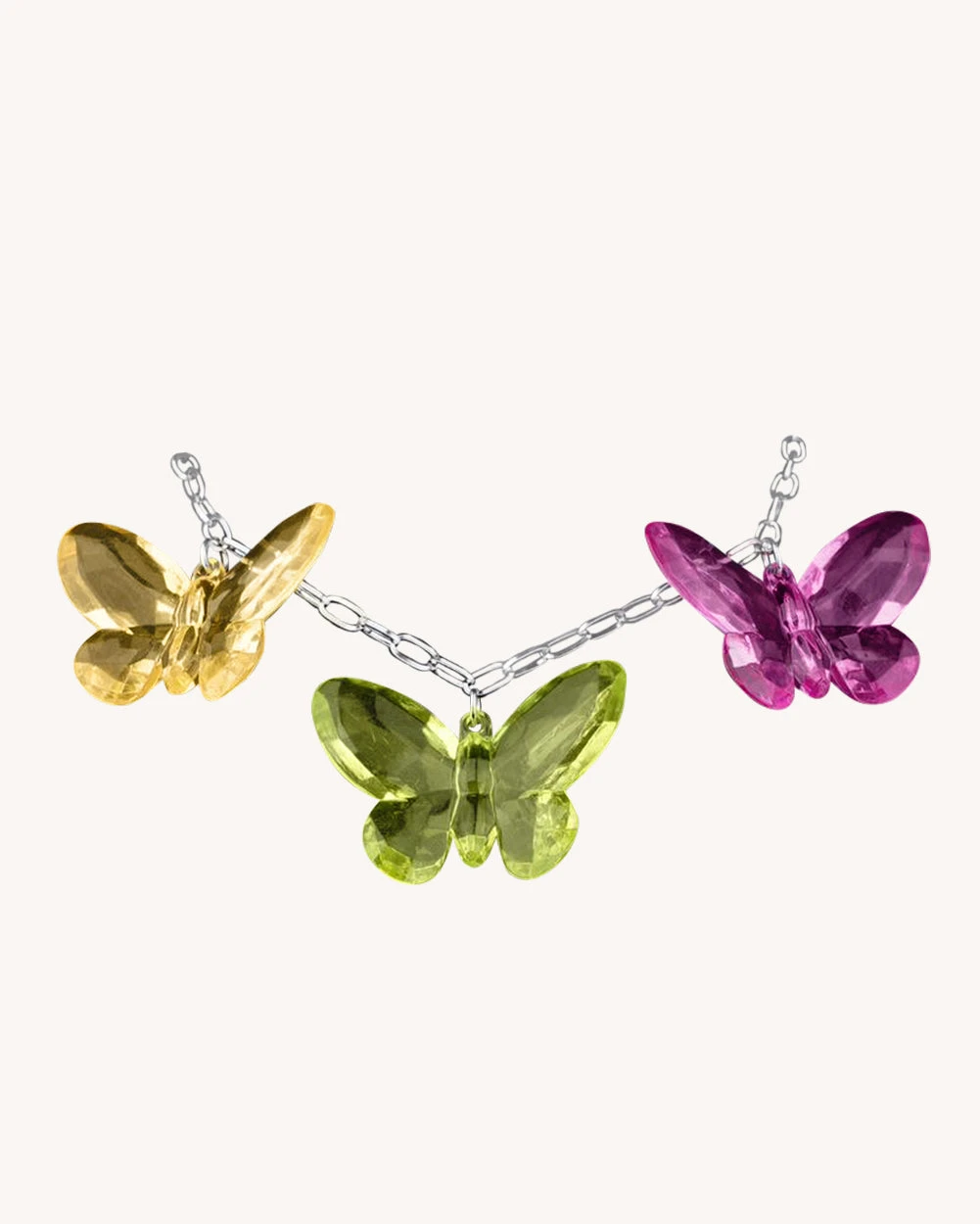 Jelly Butterfly Chain Necklace 1 Jelly Butterfly Chain Necklace
