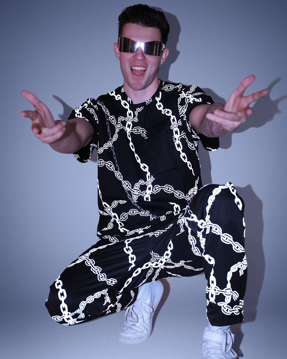 Power Surge Silver Reflective Men's Pants 6 Power Surge Silver Reflective Men's Pants - Image 6