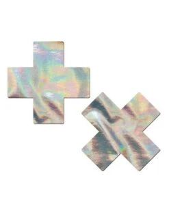 Pastease Hologram Cross Pasties